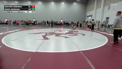 85 lbs Rr Rnd 1 - Brayden Lieberman, The Hunt WC Orange - EL vs Brody DiStefano, Shore Thing Sharks - EL