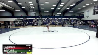 285 lbs Cons. Round 3 - Quincy Long, Diplomat Wrestling Club vs Myles Brown, Alvernia