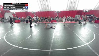 144 lbs Cons. Rd Of 16 - Jacob Campbell vs Vincent Konecki, Yorkville Wrestling Club