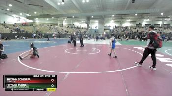 118 lbs Quarterfinal - Phyicia Turner, Ground Zero Wrestling vs Shyann Schioppa, Team Clay