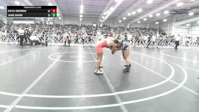 185 lbs Quarterfinal - Kayli Morris, CT vs Jade Hahn, NJ