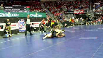 2A-106 lbs Cons. Round 2 - Josh Gray, Sergeant Bluff-Luton vs Jackson McGonegle, Center Point-Urbana
