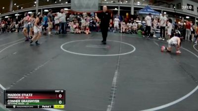 100 lbs Round 6 (8 Team) - Conner Grassmyer, Keystone Krush vs Maddox Stultz, Takedown Elite