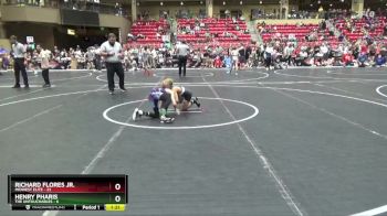 68 lbs Round 3 (6 Team) - Richard Flores Jr., Midwest Elite vs Henry Pharis, The Untouchables