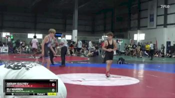 120 lbs Placement Matches (8 Team) - Eli Warren, REAL LIFE WRESTLING CLUB vs Akram Guliyev, RED LION WRESTLING CLUB