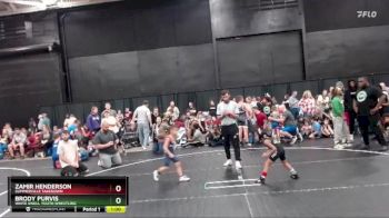 47 lbs 3rd Place Match - Zamir Henderson, Summerville Takedown vs Brody Purvis, White Knoll Youth Wrestling