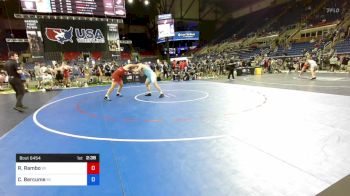 220 lbs Cons 32 #2 - Ryan Rambo, Wisconsin vs Connor Bercume, Michigan