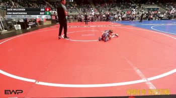 46 lbs 3rd Place - Jace Wilcoxen, Sherman Challengers vs Cru Mantanona, MANTANONA-TC