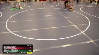 71 lbs Cons. Round 1 - Zayne Flaskey, MN Elite Wrestling Club vs Dennis Matthews, Wayzata Youth Wrestling