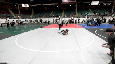 62 lbs Consi Of 8 #2 - Jeramiah Lucero, Capital City Jr Wrestling vs Liam Banta, New Mexico Punishers