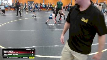 65 lbs Quarterfinal - Liam Smith, Grizzlies Wrestling Club vs Chapman Henke, SCSOW