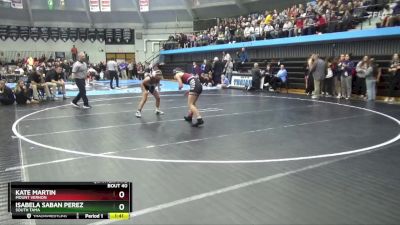 110 lbs Quarterfinal - Kate Martin, Mount Vernon vs Isabela Saban Perez, South Tama