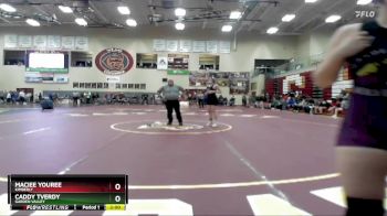 126 lbs Champ. Round 3 - Caddy Tverdy, Garden Valley vs Maciee Youree, Kimberly