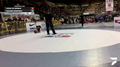 Intermediate Boys - 71 lbs Champ. Round 2 - Radamir Semionov vs Logan De Guzman