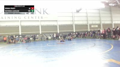 71 lbs Champ. Round 1 - Venna Pratt, Gunnison Valley vs Victoria Lazalde, Team Prestige Wrestling