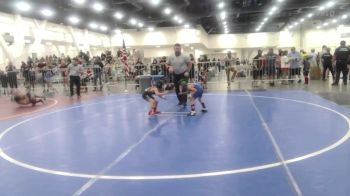 46 lbs Consolation - Elijah Beck, Top Rank vs Christian Garcia, SoCal Hammers