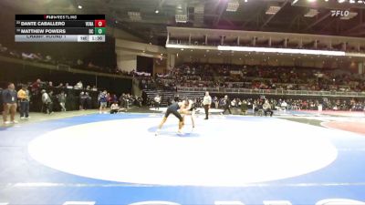 113 lbs Champ. Round 1 - Dante Caballero, Venture Academy vs Matthew Powers, Del Campo