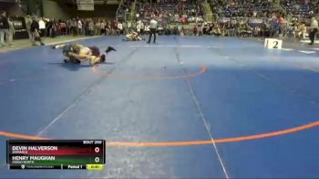 138 lbs Cons. Round 1 - Henry Maughan, Fargo North vs Devin Halverson, Bismarck