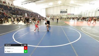 70 lbs Rr Rnd 2 - Emmett Erwin, Powerline WC vs Brandon Vega, Chain Gang