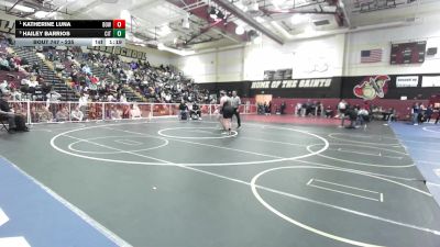 235 lbs Semifinal - Katherine Luna, Downey vs Hailey Barrios, Citrus Valley