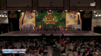 Legacy Cheer - Shine [2025 L2 Senior - D2] 2025 ASC King of the Jungle Nashville Showdown