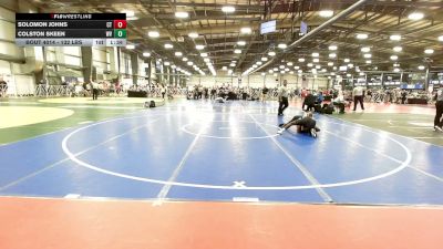 132 lbs Round Of 16 - Solomon Johns, CT vs Colston Skeen, WV
