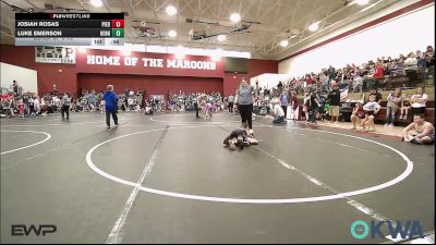 49 lbs Consi Of 8 #2 - Josiah Rosas, Piedmont vs Luke Emerson, Hennessey Takedown Club