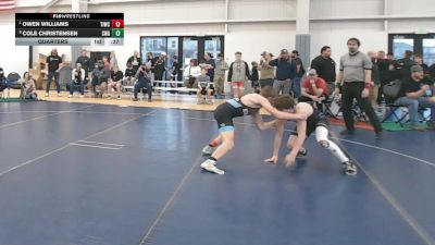 126 lbs Quarters - Owen Williams, Team Idaho Wrestling Club vs Cole Christensen, Sanderson Wrestling Academy