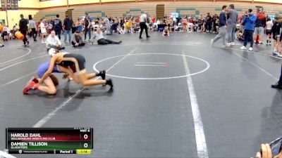 96 lbs Cons. Round 2 - Damien Tillison, Gladiators vs Harold Dahl, Williamsburg Wrestling Club