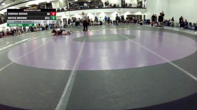 133 lbs Cons. Round 2 - Joshua Novak, Baldwin Wallace vs Bryce Brown, Mount St Joseph