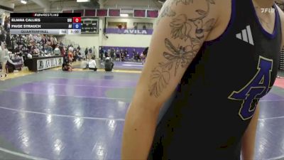 160 lbs Champ. Round 2 - Paige Strauch, Avila vs Eliana Callies, Upper Iowa