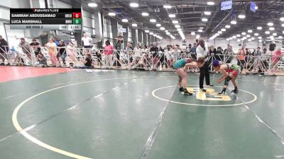 126 lbs Rr Rnd 3 - Samirah Abdussamad, Orchard South Girls - HSG vs Luca Marshall, MetroWest United Pink - HSG