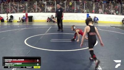 46 lbs Cons. Round 4 - Hayden Gallagher, Husky WC vs Tristan Lambert, Bedford GLWC