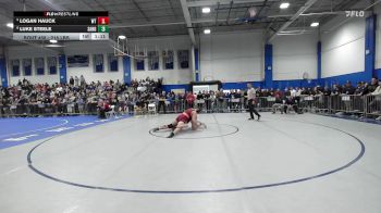 215 lbs 5th Place - Logan Hauck, Whittier vs Luke Steele, Sandwich