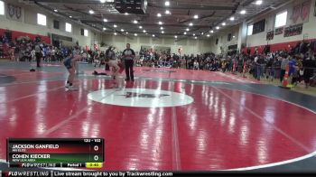 102 lbs Cons. Semi - Cohen Kiecker, New Ulm Area vs Jackson Ganfield, MN Elite