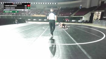 197 lbs 3rd Place - David Darroch, Washington State vs Cesar Ubico, Utah Tech