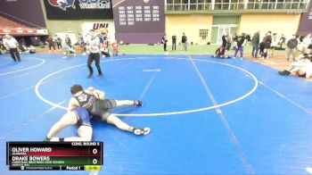 175 lbs Cons. Round 5 - Drake Bowers, Christian Brothers High School Wrestling vs Oliver Howard, Alabama