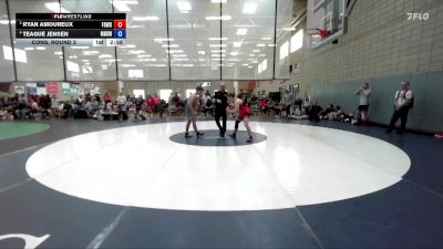 144 lbs Cons. Round 3 - Ryan Amoureux, Fighting Squirrels Wrestling Club vs Teague Jensen, Madison High School Wrestling