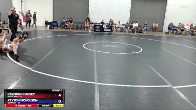 114 lbs Round 2 (8 Team) - Raymond Causey, Maryland vs Peyton Nicholson, Georgia