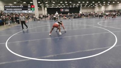 132 lbs Champ. Rd Of 64 - Azuan Gonzales-Rice, Inland Elite Wrestling Club vs Bragen Anderson, Oregon