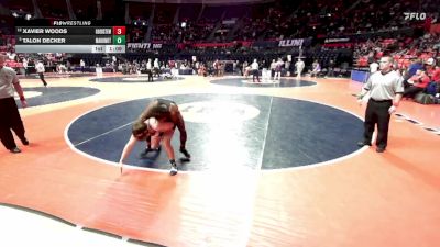 2A 150 lbs Champ. Round 1 - Talon Decker, Mahomet (M.-Seymour) vs Xavier Woods, Chicago (Goode STEM Academy)