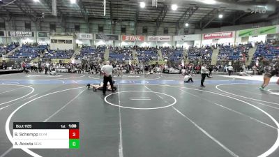 125 lbs Round Of 16 - Brycen Schempp, Olympian Wrestling vs Aiden Acosta, Severance Middle School