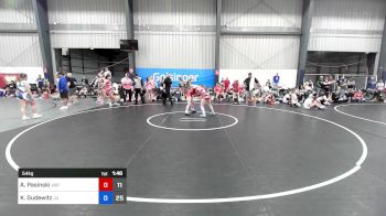 54 kg Rr Rnd 3 - Averyana Pasinski, Virginia Red vs Kylie Gudewitz, Jersey United Pink