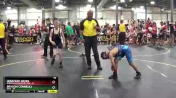 92 lbs Semis & 1st Wrestleback (8 Team) - Bryson Connelly, ARES vs Jeramiah Hayes, American Gladiators-Red