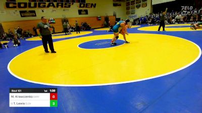 129 lbs Round Of 32 - Matthew `Ben` Krawczenko, Canyon View (AZ) vs Thunder Lewis, Clovis