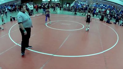 14U Boys - 92 lbs Cons. Round 2 - Mason Mamich, Ohio vs Brian Wesley, Hobart Wrestling Club