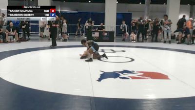 33 kg Quarters - Kaiden Galindez, Massa's Maniacs vs Cameron Gilbert, The STJ Wrestling Club