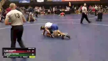 174 lbs Quarterfinal - 1 Joe Koontz, Lindsey Wilson vs 9 Armon Fayyazi, Vanguard