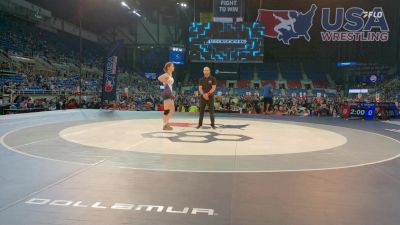 140 lbs Cons. Sub-rd Of 32 - Corey Harris, OK vs Kyra Varner, OR