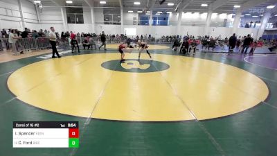 106 lbs Consi Of 16 #2 - Ian Spencer, Keene NH vs Charles Ford, Birchwood Middle/North Providence